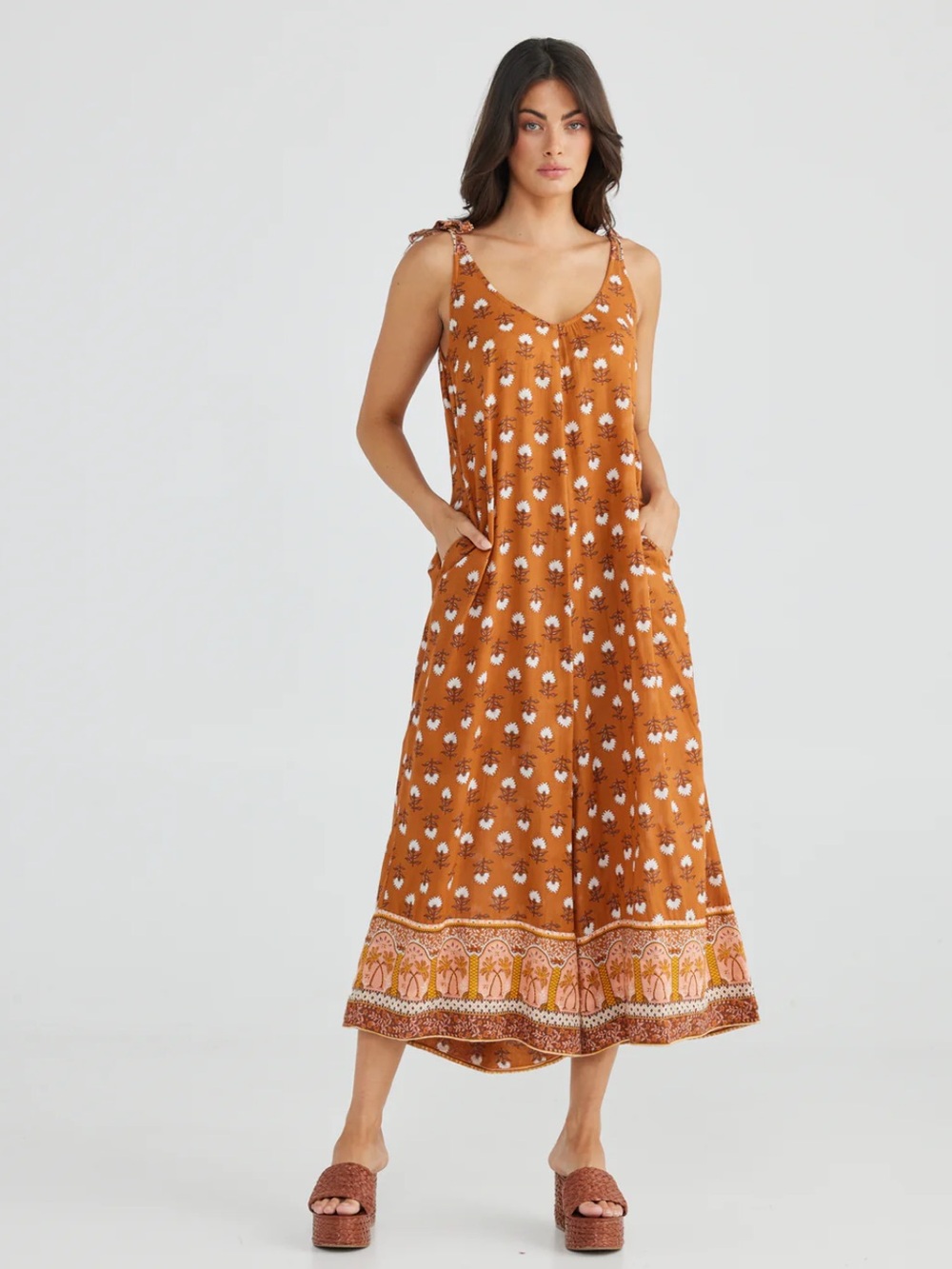 Talisman Temple Jumpsuit - Rada Spice Size Small